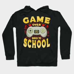 Funny Game Over Teacher Back To School Hoodie